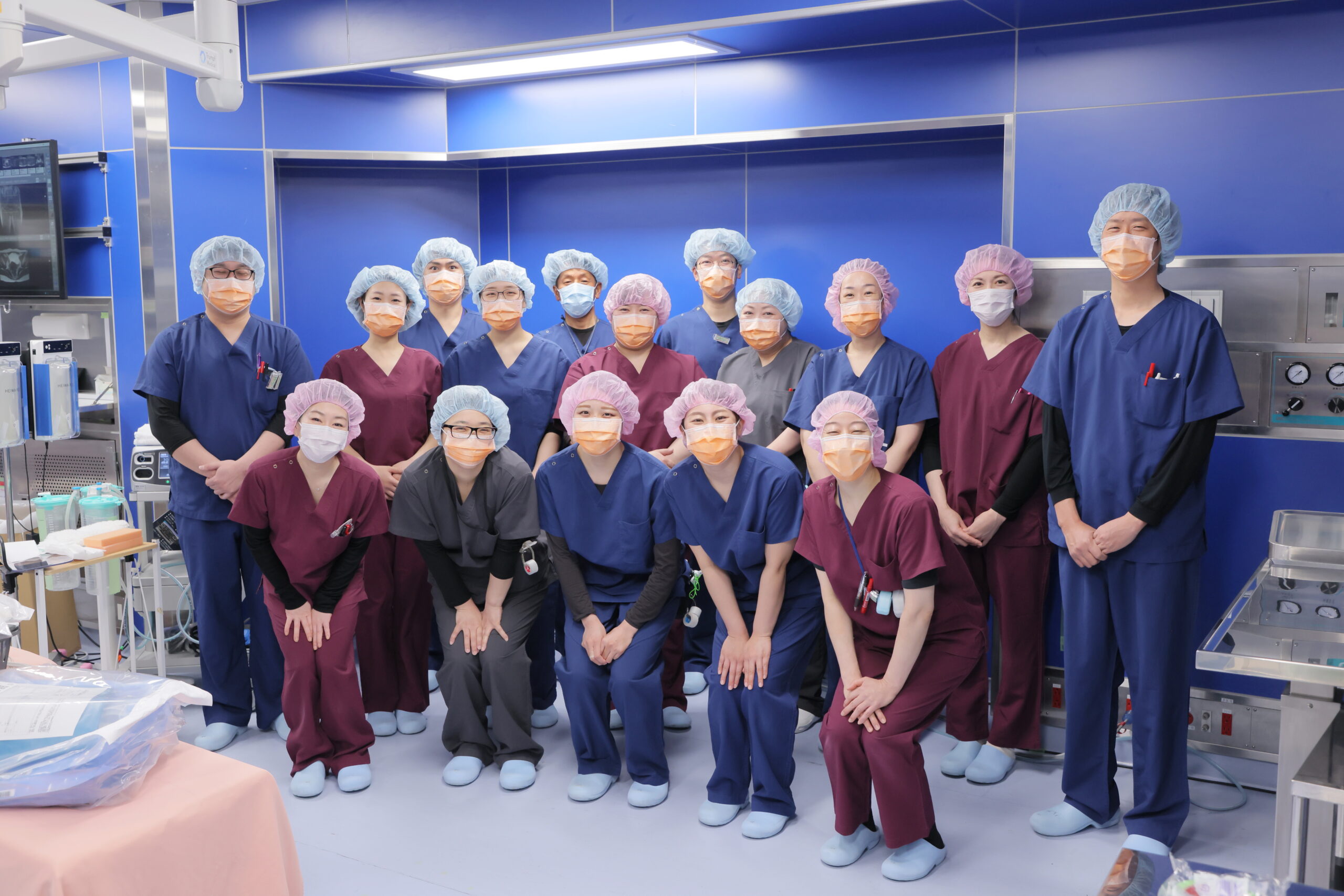 兵庫県明石市・大久保にある特定医療法人誠仁会大久保病院　手術室で働く職員たち