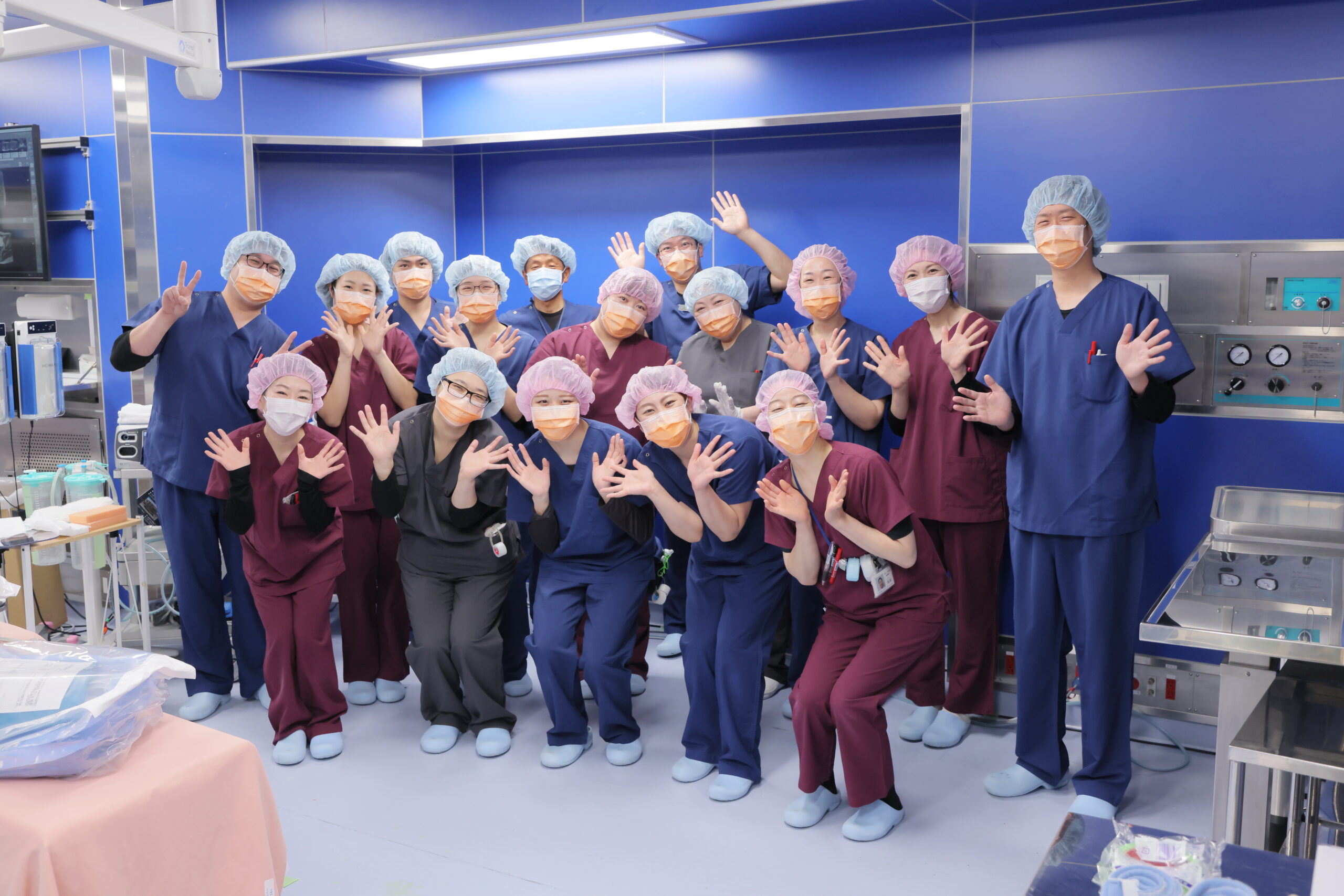 兵庫県明石市・大久保にある特定医療法人誠仁会大久保病院　手術室で働く職員たち