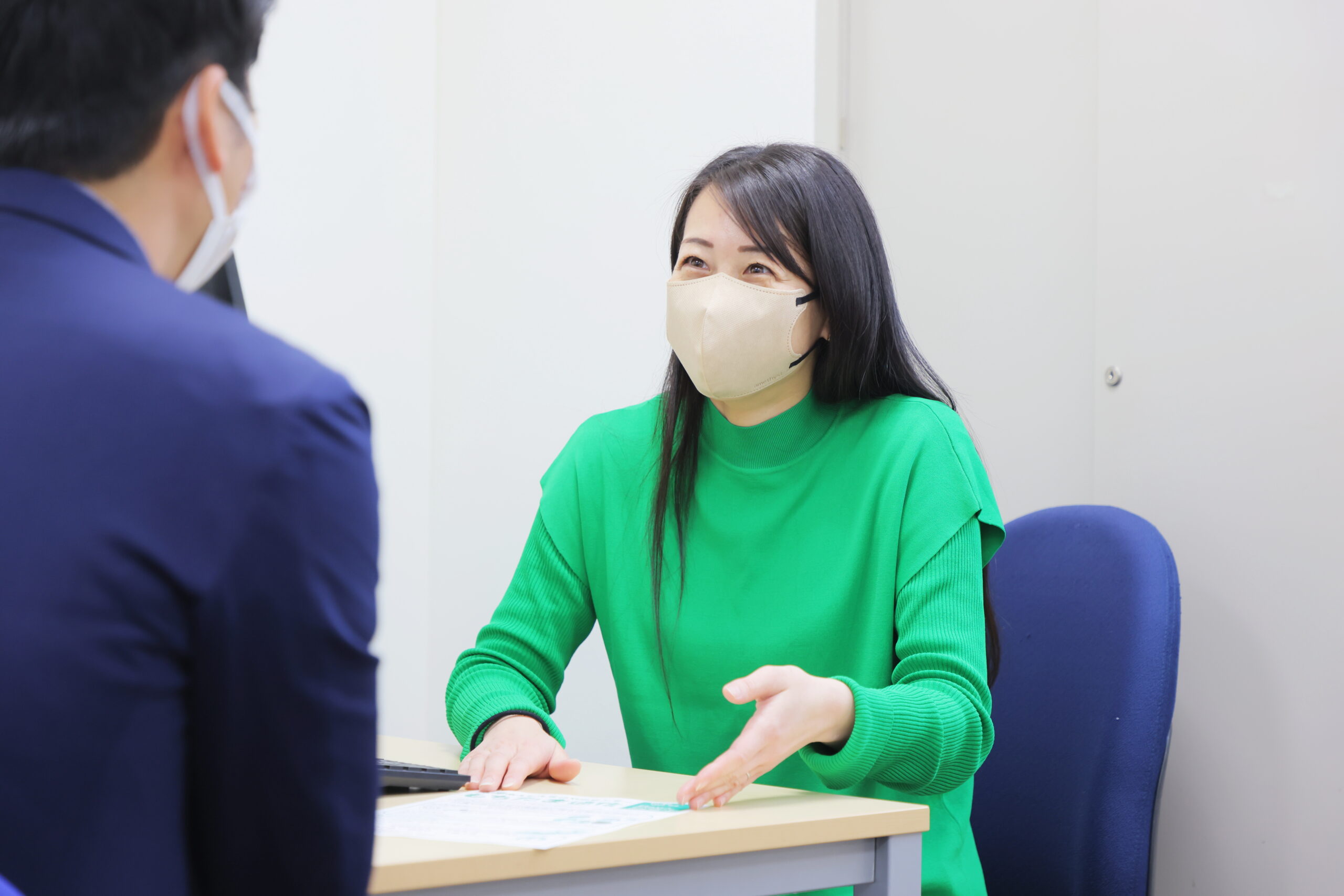 兵庫県明石市・大久保にある誠仁会グループ・玉津あんしんすこやかセンターで働くケアマネージャー