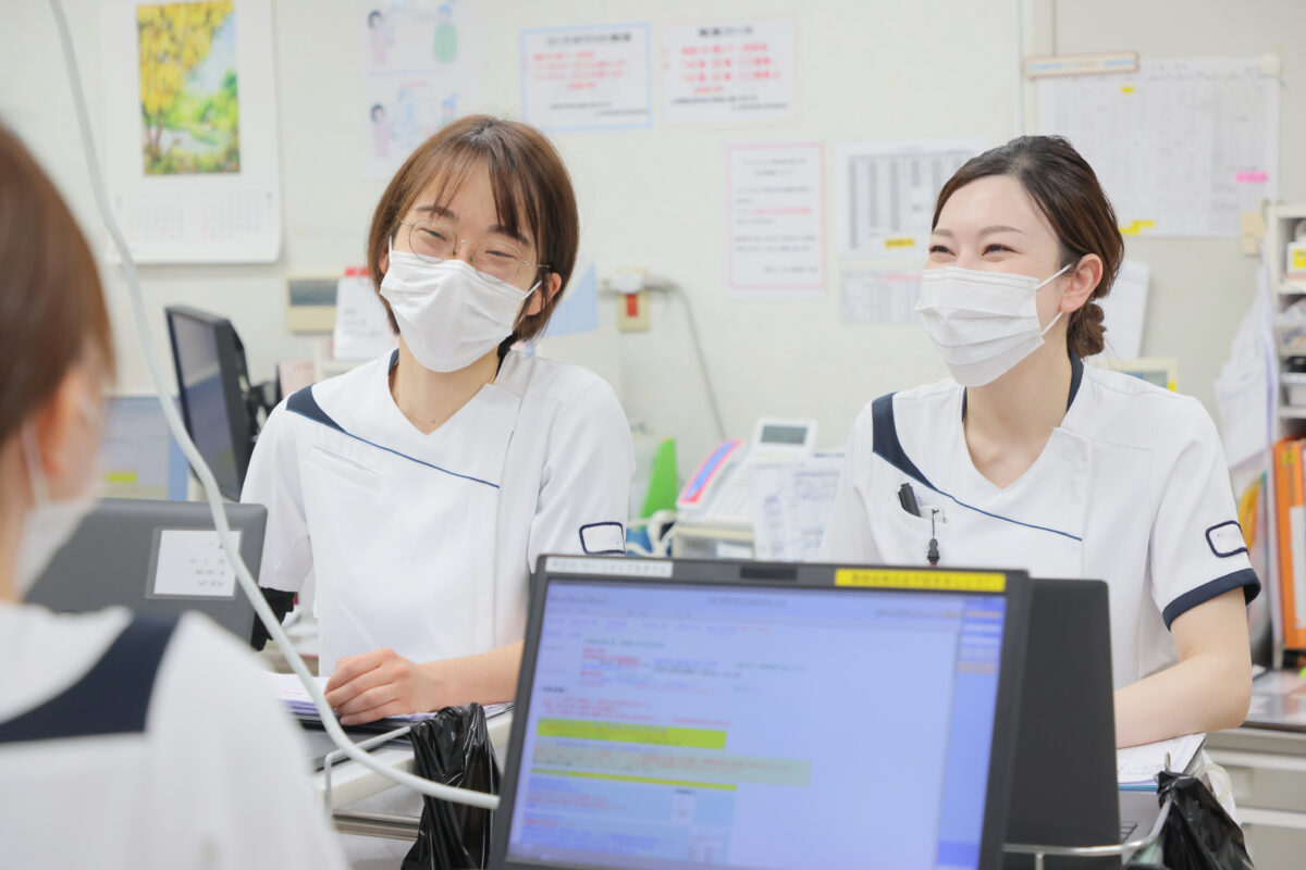 兵庫県明石市・大久保にある特定医療法人誠仁会大久保病院　地域包括ケア病棟で働く看護師