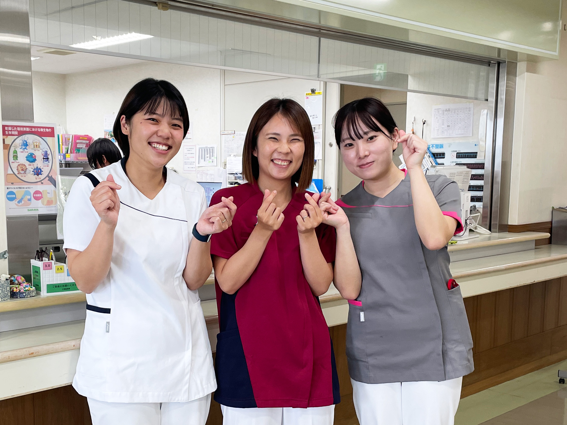 兵庫県明石市・大久保にある特定医療法人誠仁会大久保病院　地域包括ケア病棟で働く看護師