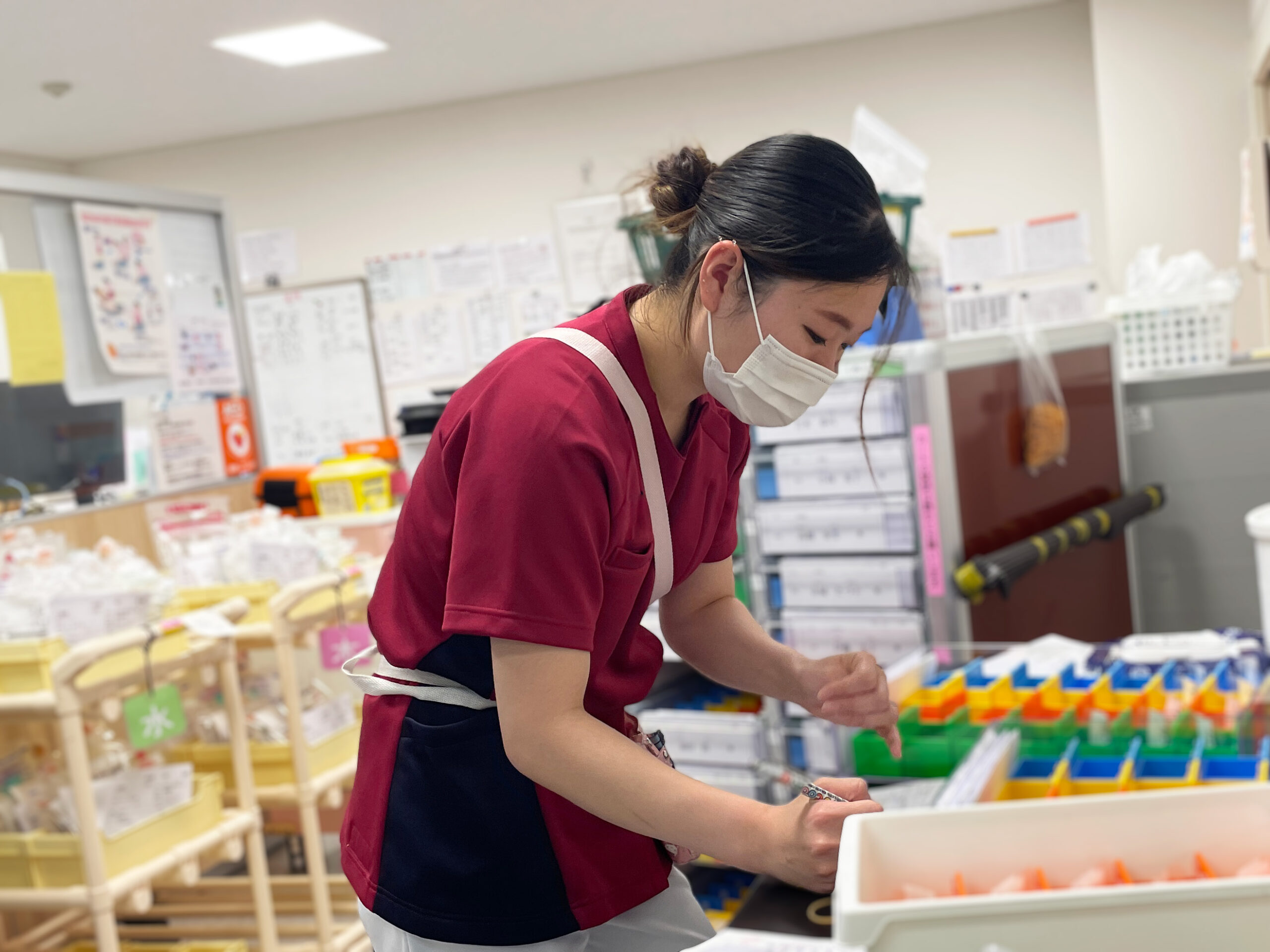 兵庫県明石市・大久保にある特定医療法人誠仁会大久保病院　地域包括ケア病棟で働く看護師